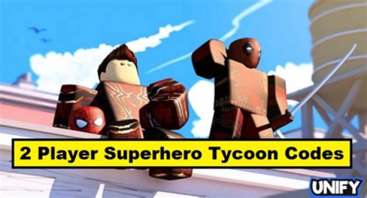 2 player superhero tycoon codes redeemer
