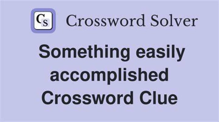 . Accomplished Crossword Clue