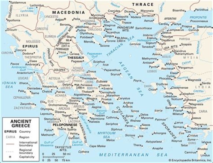 Ancient Greece Map