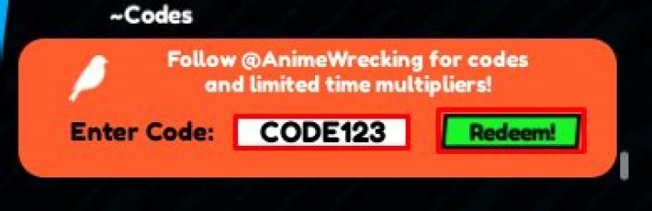Anime Wrecking Simulator Codes