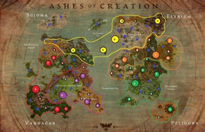Ashes of Creation MMORPG Guide & Maps