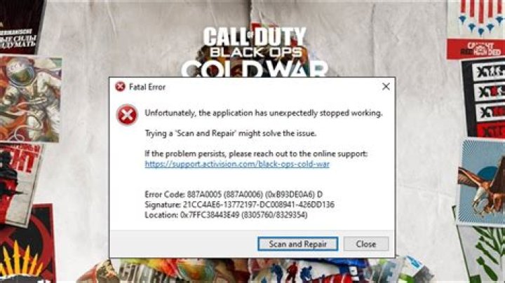 Black Ops Cold War Error Code BLZBNTBGS00000BC6
