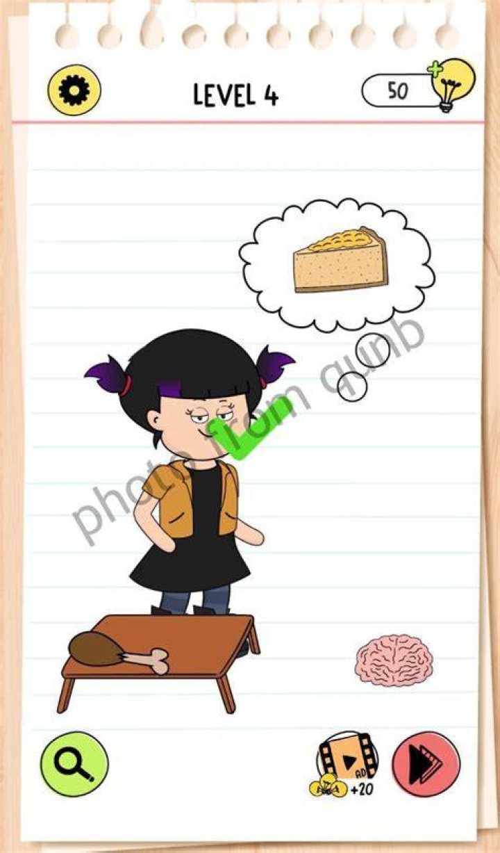 Brain Test 4 answers
