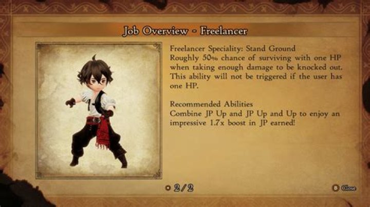 
Bravely Default 2: Freelancer Guide