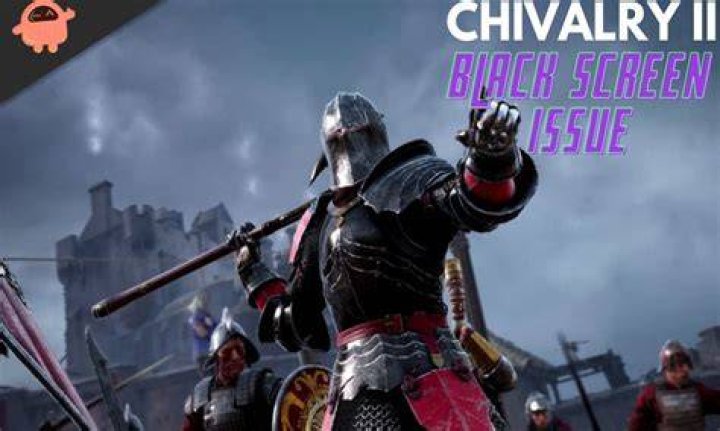 Chivalry Black Screen Issue