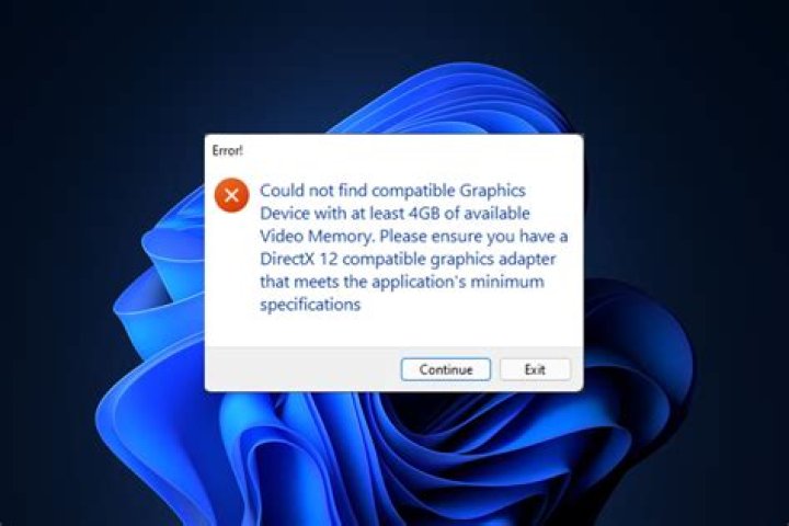 Could Not Find Compatible Graphics Device