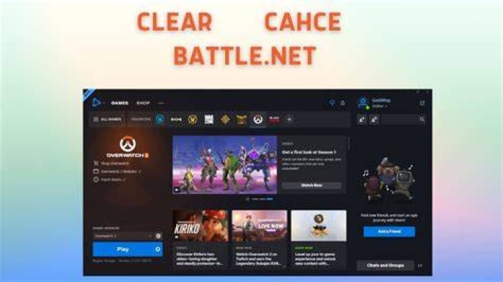 Delete Battle.net cache