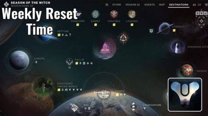 Destiny 2 weekly reset time January 28