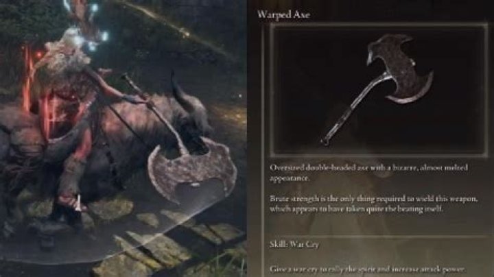 Elden Ring Warped Axe