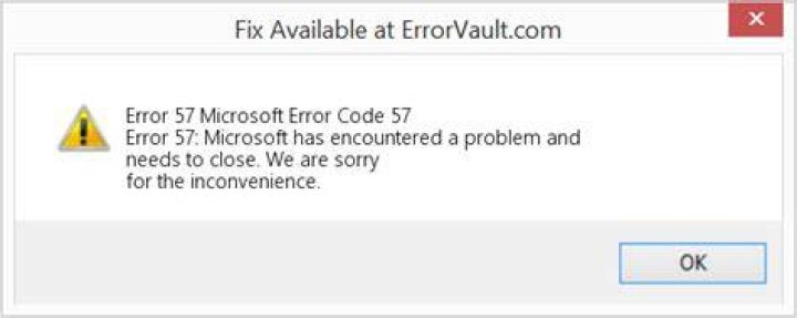 Error Code 57