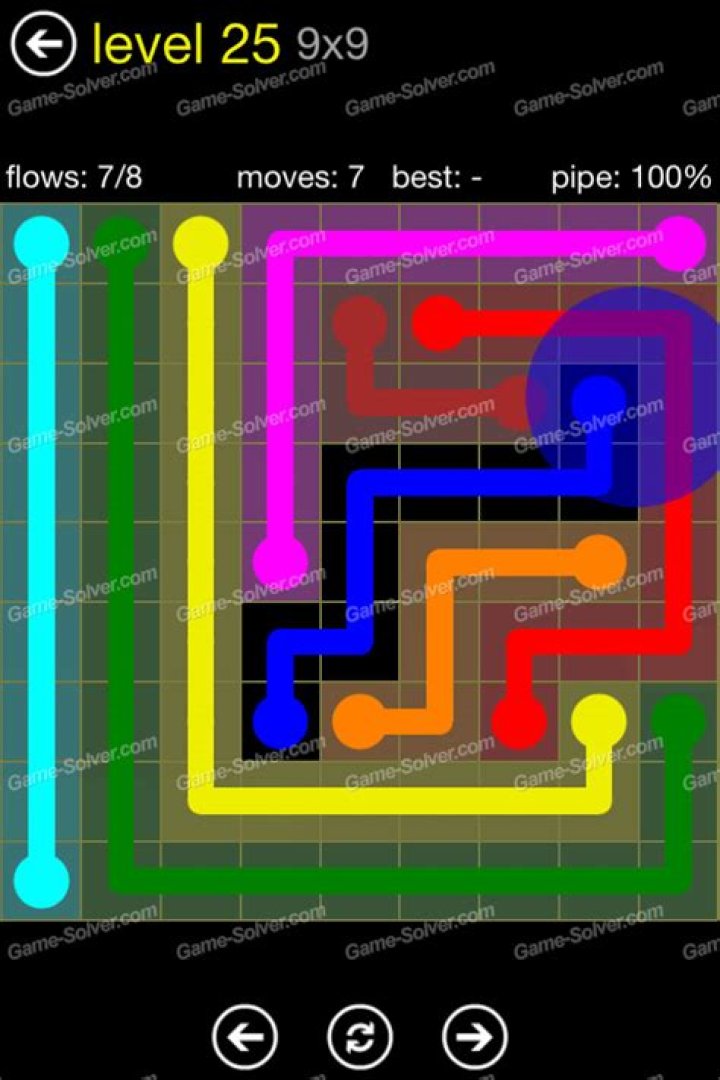 Flow Regular Pack 9x9 Level 8