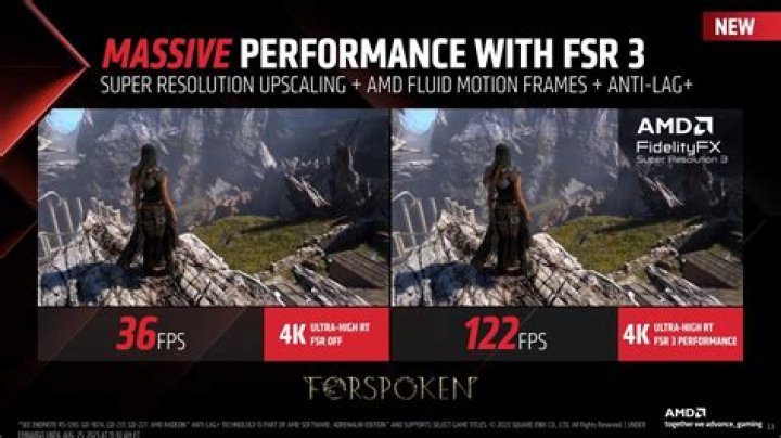 Forspoken New Trailer AMD FSR Technology
