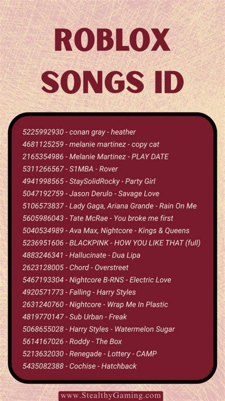 FVN! Roblox Song ID Code