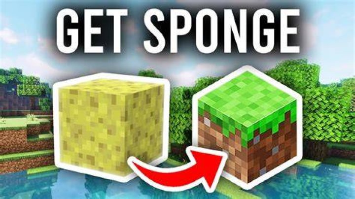 Get sponge in Minecraft from an Ocean Monument