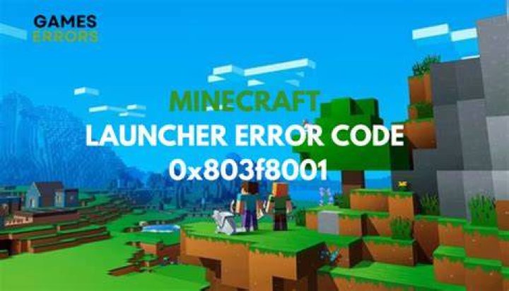How do I fix Minecraft Error Code 0x803f8001?