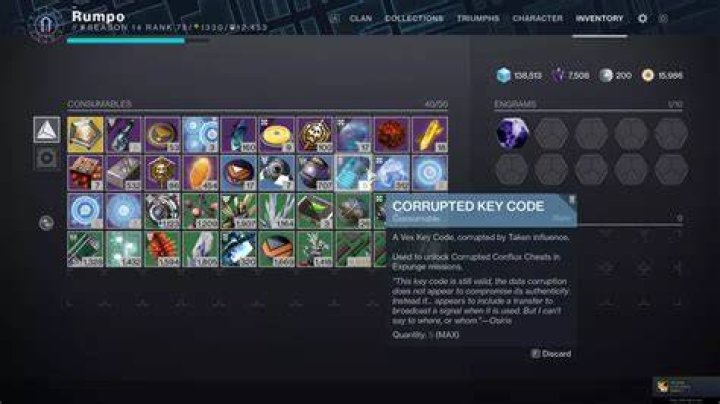How To Get Destiny 2 Corrupted Key Code