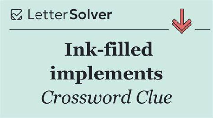 Ink on a contract Crossword Clue