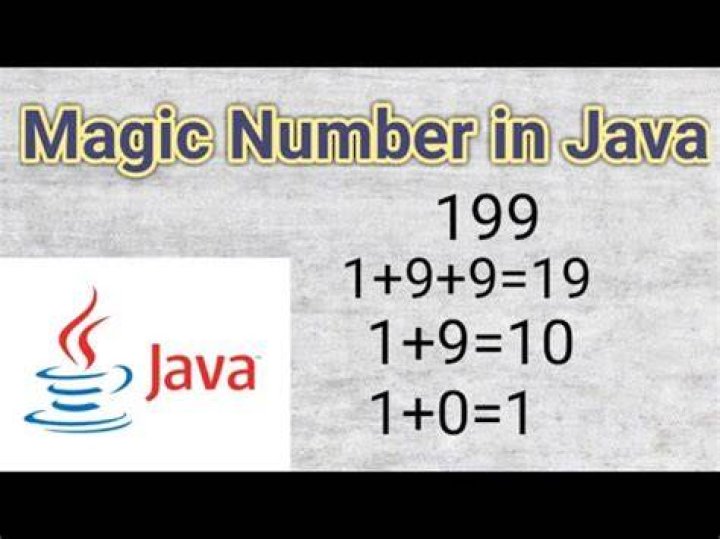Is Magic a number in Java?