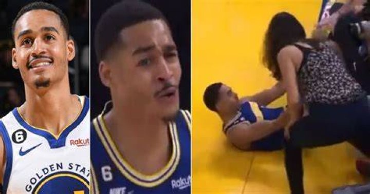 Jordan Poole Goes Off After Woman Helps Him Stand Up (Video) 1