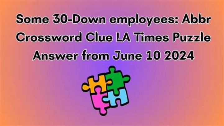 LA Times Crossword Clue Answer Today