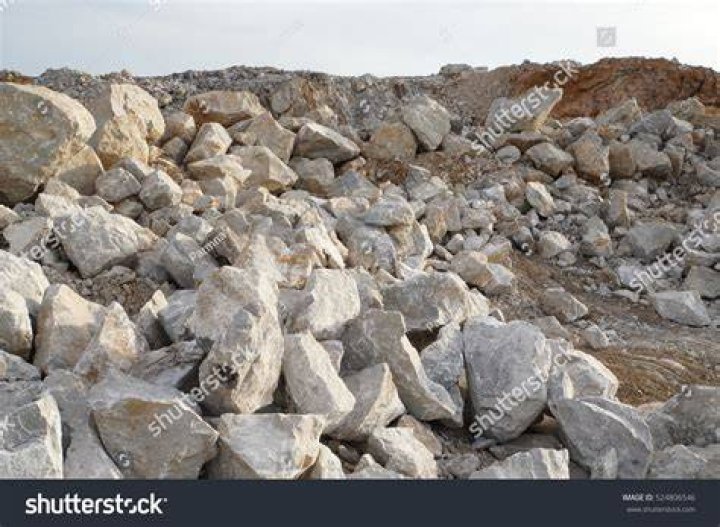 Limestone pile