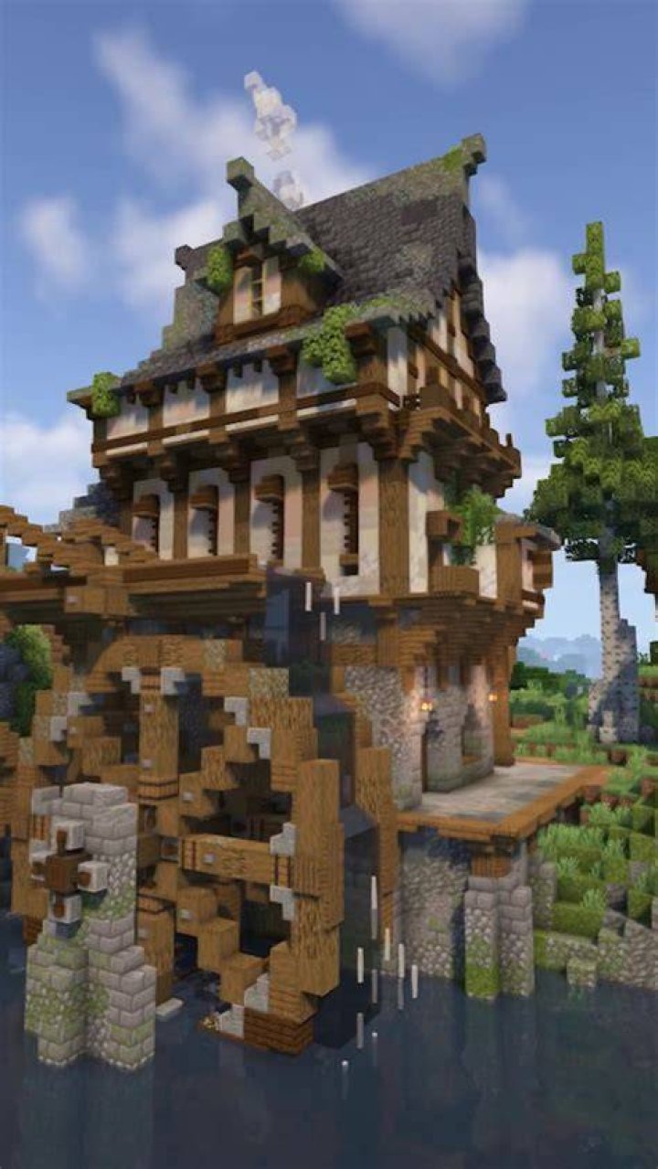 minecraft watermill image