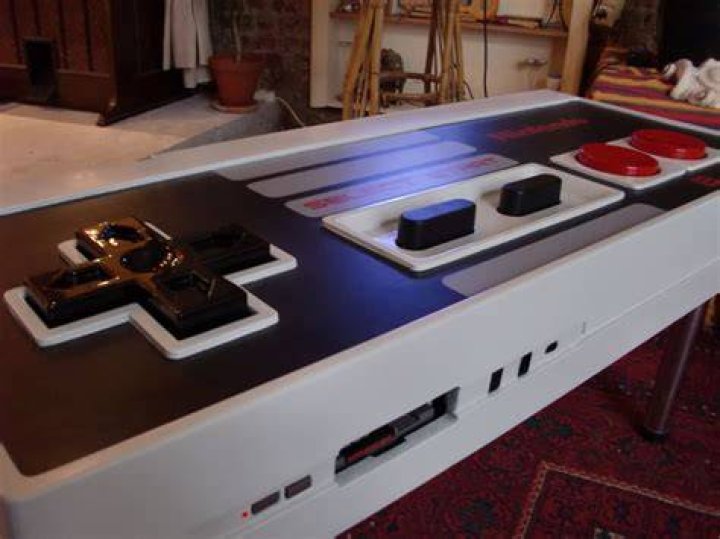 NES Controller Coffee Table is Also a Giant, Working Controller