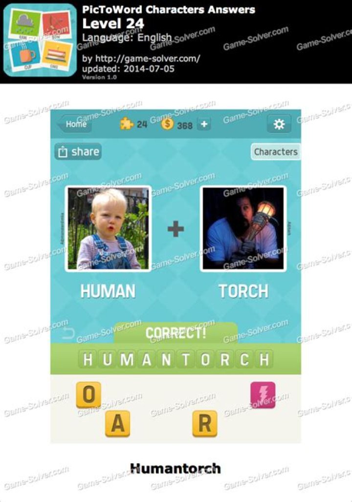 PicToWord Characters Level 24