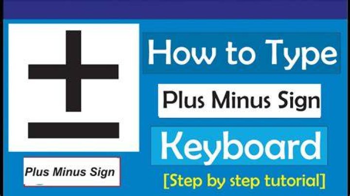 Plus key on keyboard.
