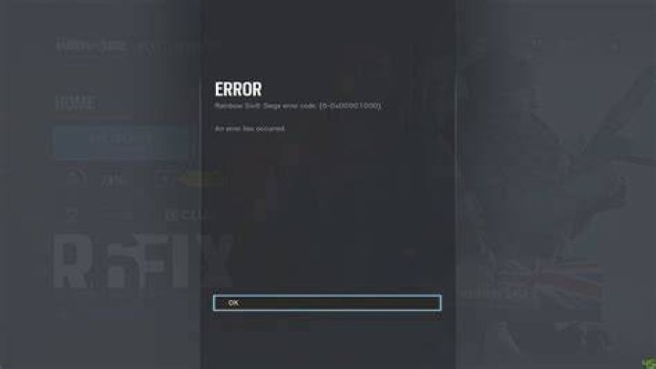 r6 siege error code 3-0x0001000b fix