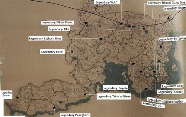 
Red Dead Redemption 2 Legendary Animal Locations and How to Kill Them