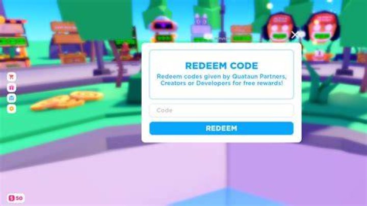 Redeem code text box for Roblox Rogue Demon