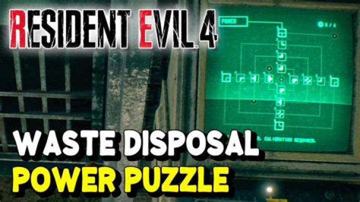 Resident Evil 4 – Waste Disposal Power Re-router Solution (Chapter 14)