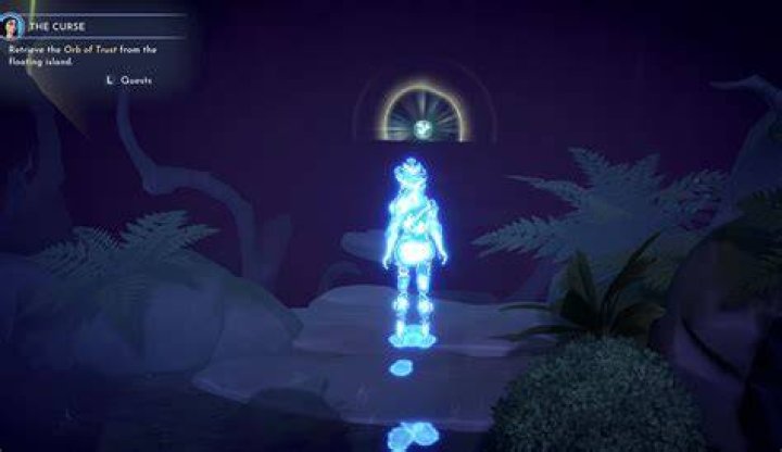Retrieve the Orb from the Coupler and place it into the luminous blue socket on the wall.