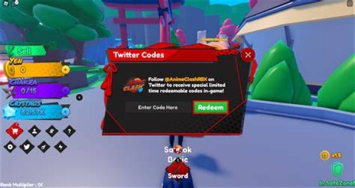 Roblox Anime Clash Simulator Codes