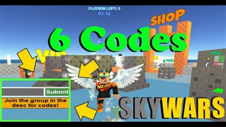 Roblox Skywars Codes
