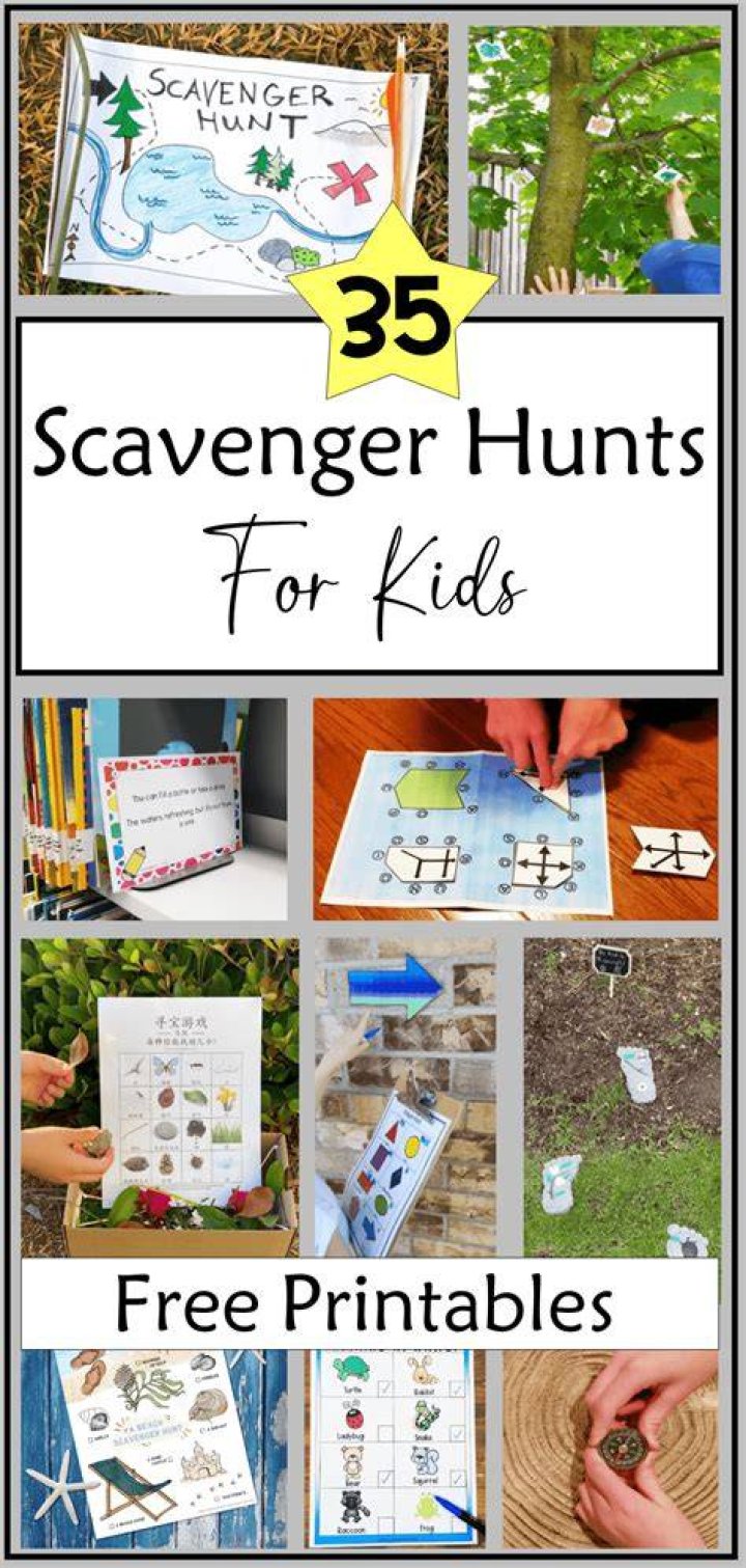 Scavenger Hunt Game for Kids