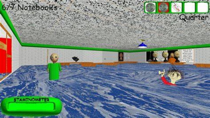 Screenshot of Baldi's Basics Plus