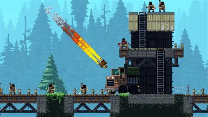 Screenshot of Broforce