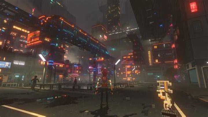 Screenshot of Cloudpunk