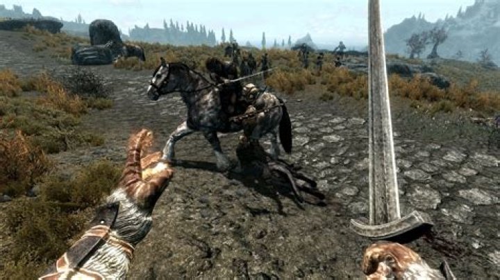 
Skyrim patch to add mounted combat