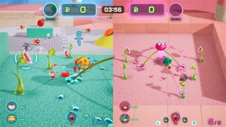 The split-screen Pikmin 4 multiplayer mode called Dandori mode.