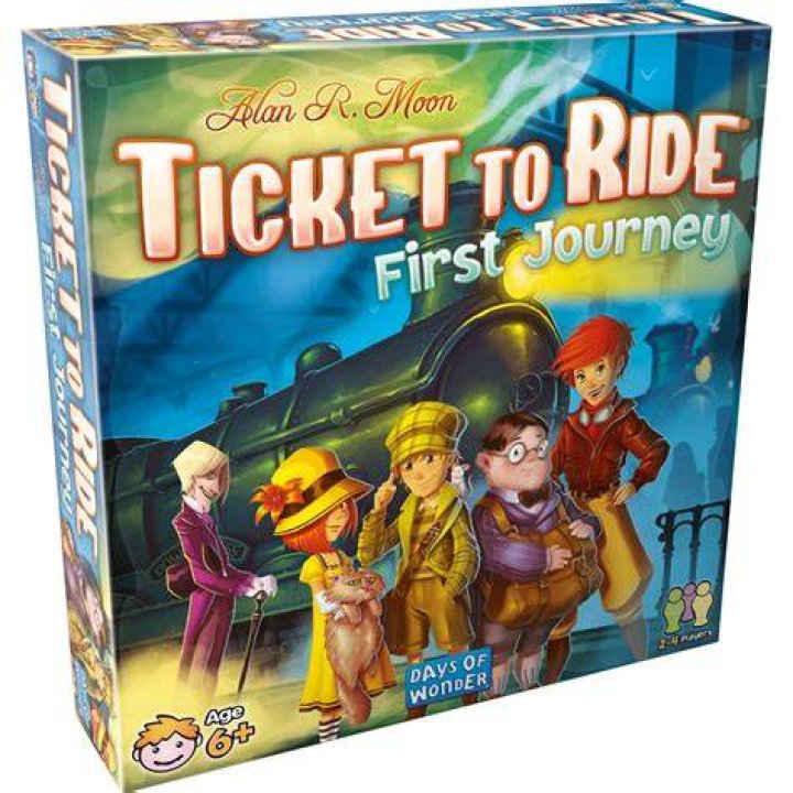 Ticket to Ride First Journey Board Game Info image