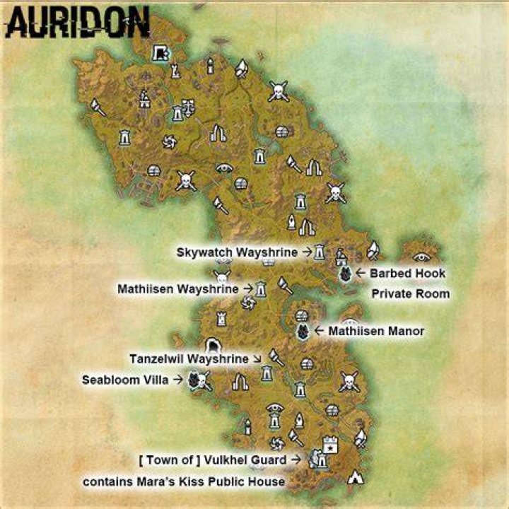 TM CE I - Auridon CE Treasure Map I ESO