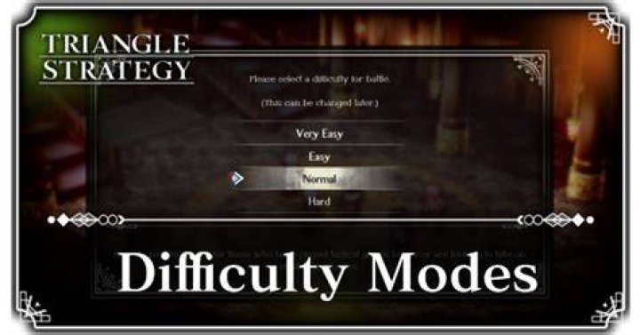 What are the difficulty differences in Triangle Strategy?
