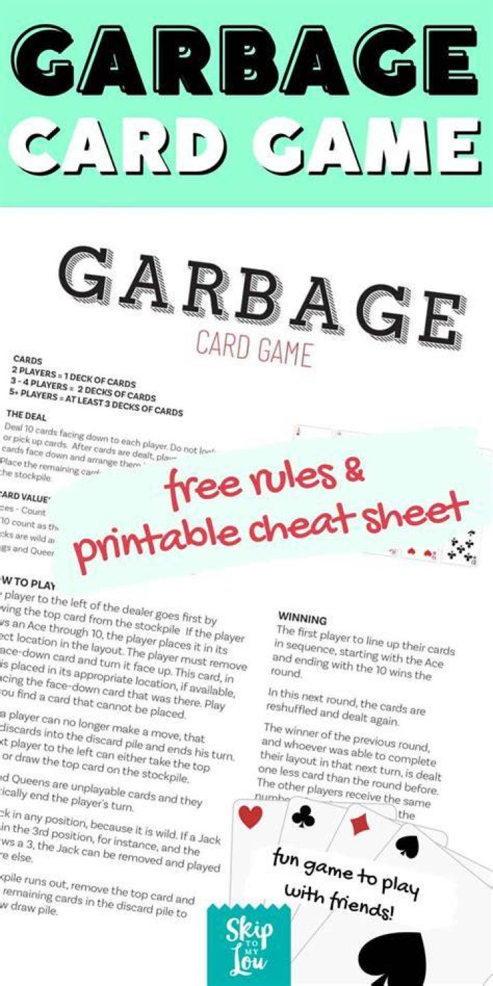 What is The Garbage Card Game