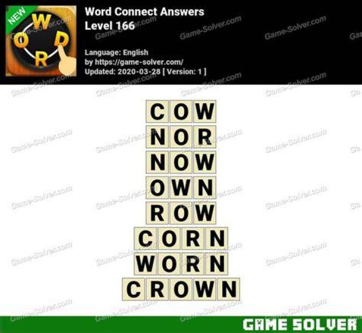 Word Connect Level 166 Answers