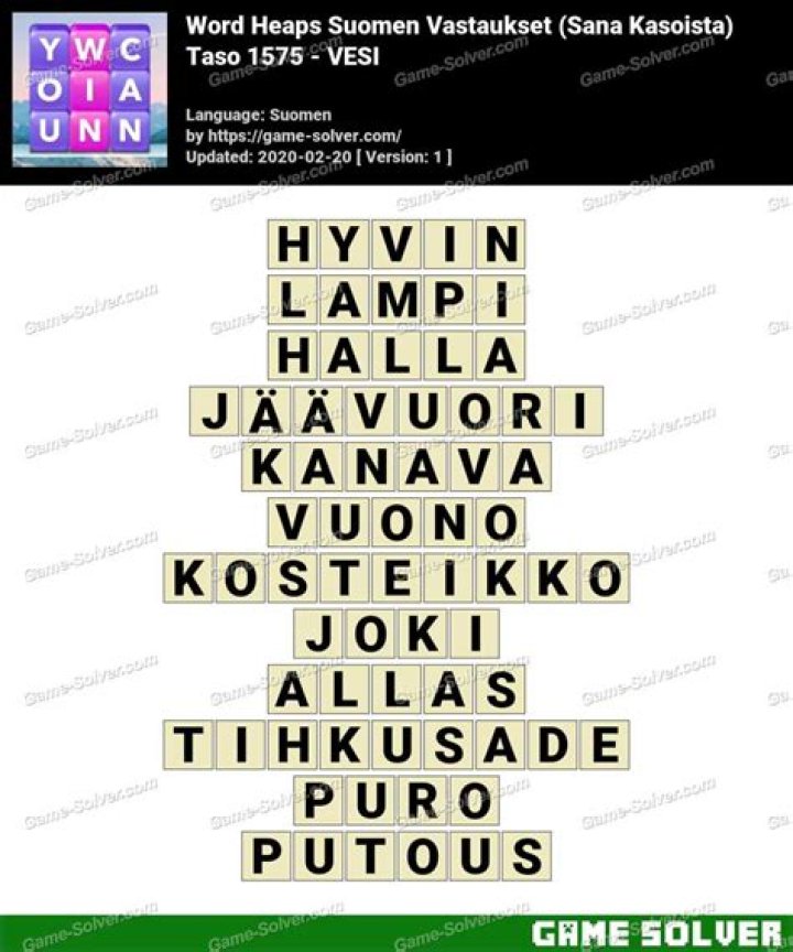 Word Heaps Level-1489 - RHYMES WITH MINE Word Heaps Level-1489 - RHYMES WITH MINE