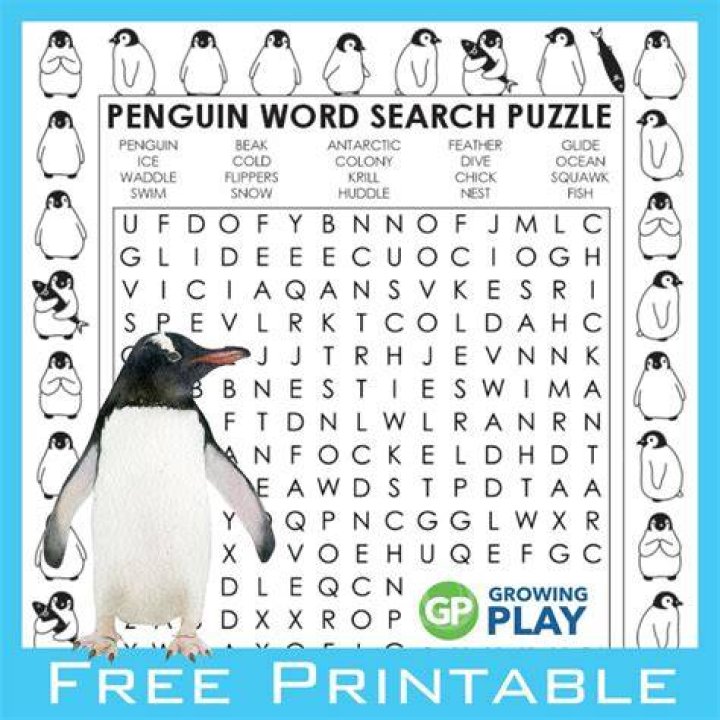 Word Search Pro Penguin - Puzzle 2 Answers