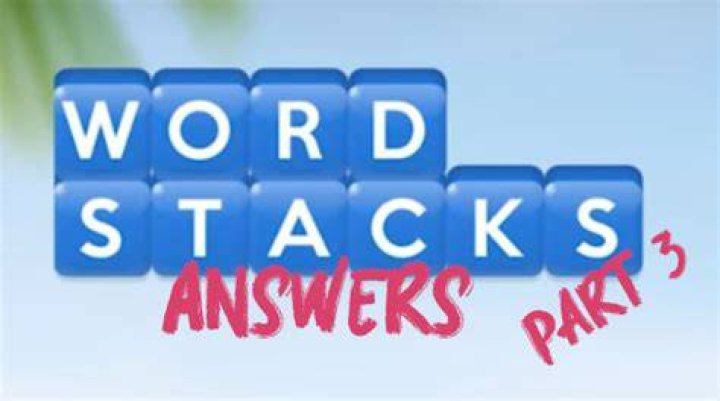 Word Stacks Answers